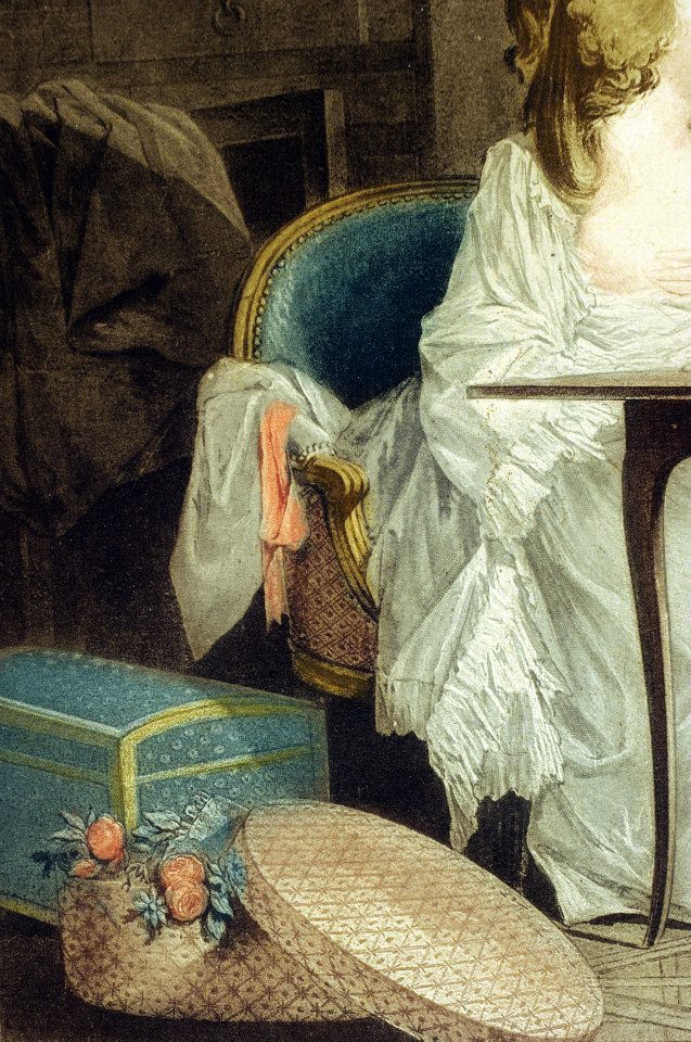 《閨房》局部二。