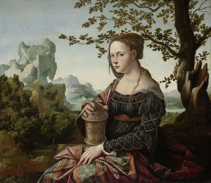 施可勒(Jan van Scorel, 1495 – 1562),《抹大拉的馬利亞》,油彩木板,約1530,阿姆斯特丹國家博物館(Het Rijksmuseum)。