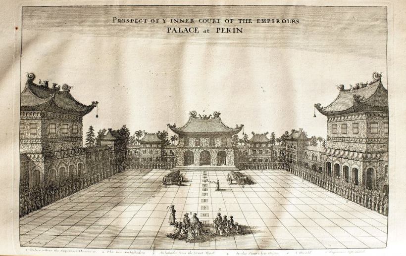 《荷使出訪中國記》英文版插圖:紫禁城。