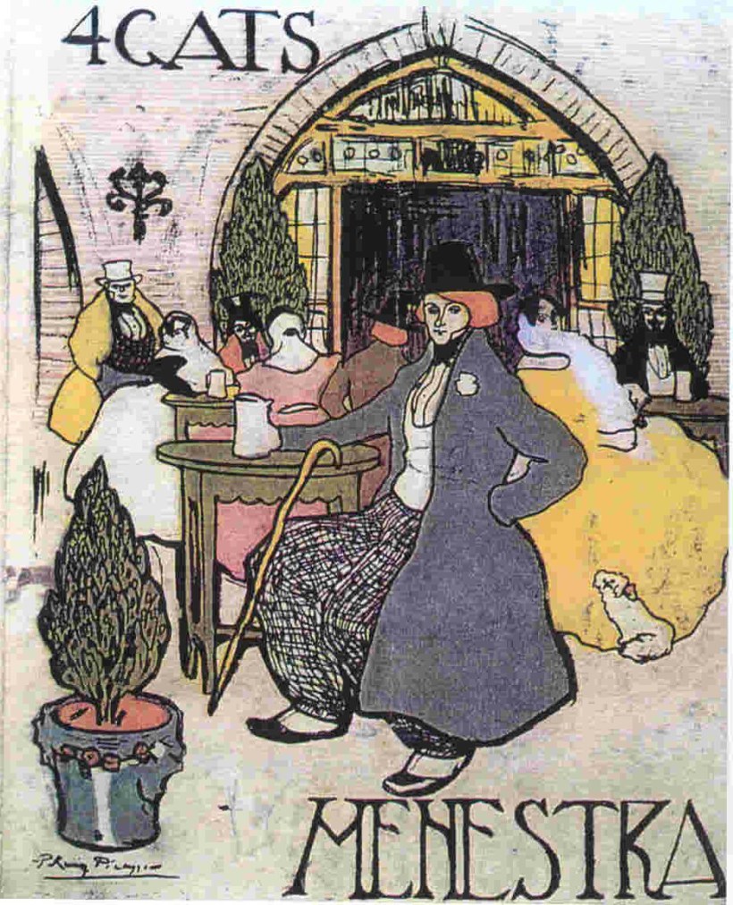 1899 Menu de Els 4 Gats