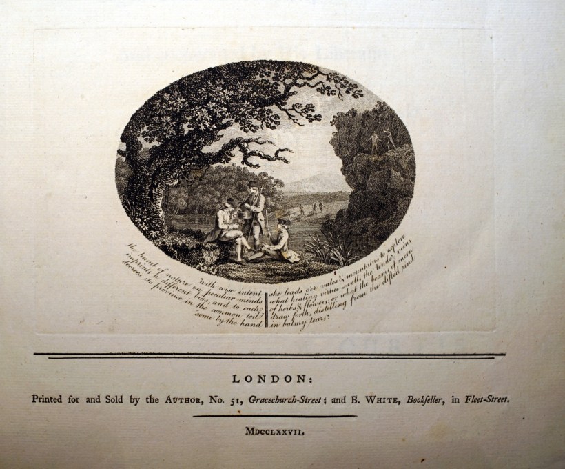 書名頁的花飾插圖。