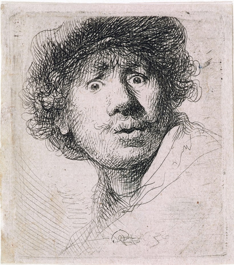 Self-Portrait-in-a-Cap-Open-Mouthed-1630-1